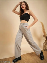 Cotton blend cargo pants combo pack, checkered pattern, sizes S-XL for versatile stylish casual or formal wear